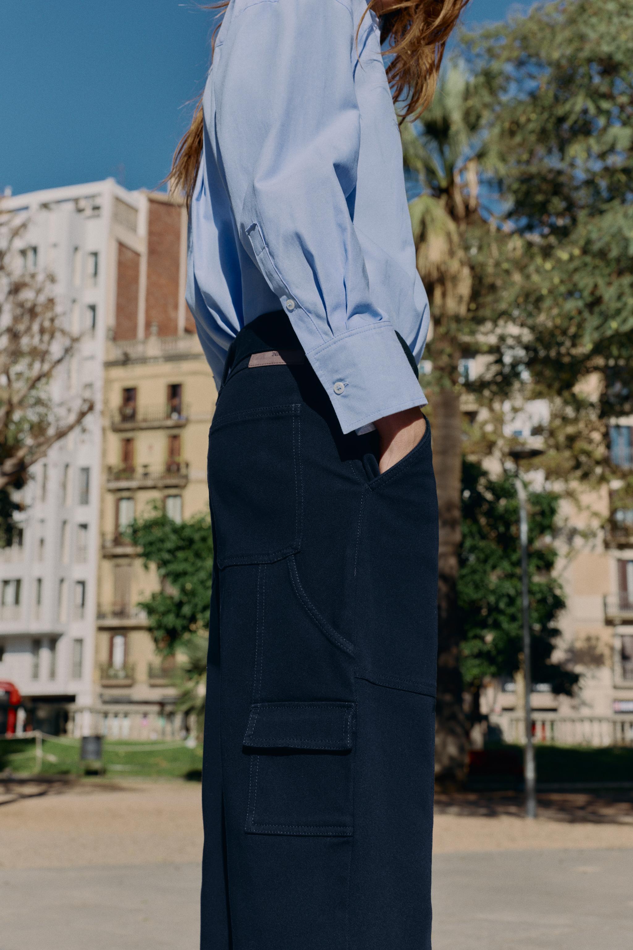 PANTALON CARGO AVEC CEINTURE